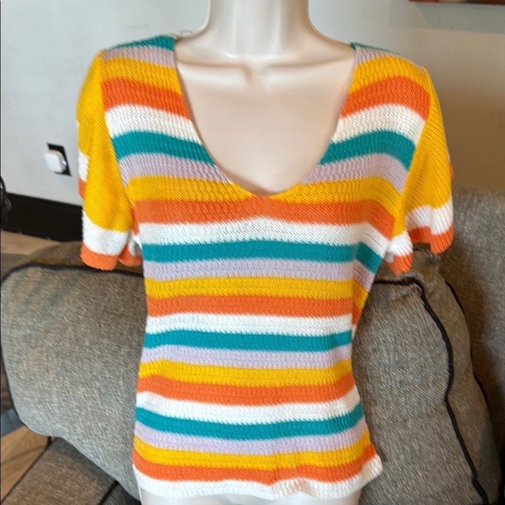Andree Multicolor Striped Sweater